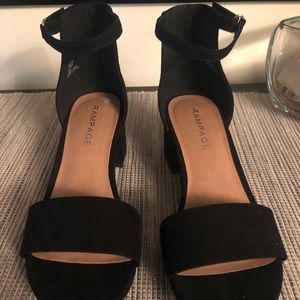 Rampage low heel open toe sandals